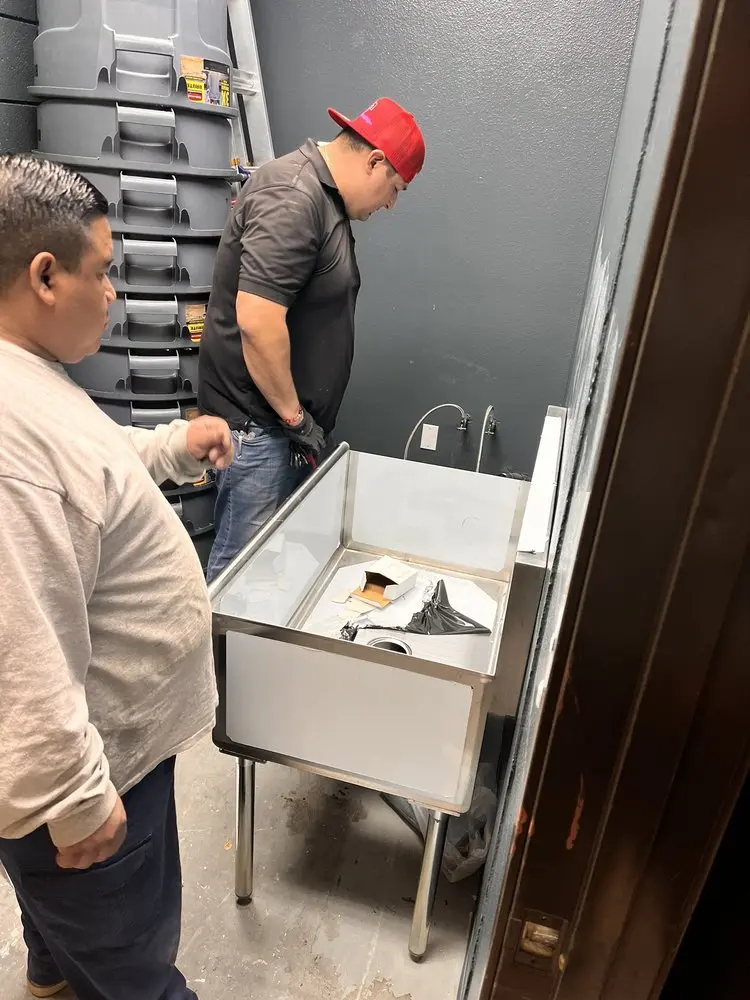 Commercial plumbing and sink installation in Wichita Falls