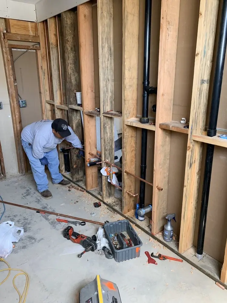 Commercial rough-in plumbing for Gas Line Repair in Wichita Falls